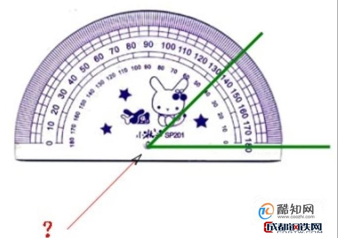 用量角器画角的方法