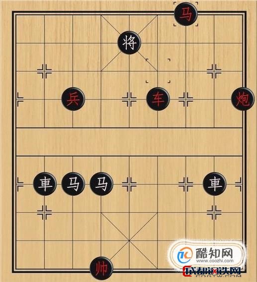 象棋:兵上马车,联合进攻