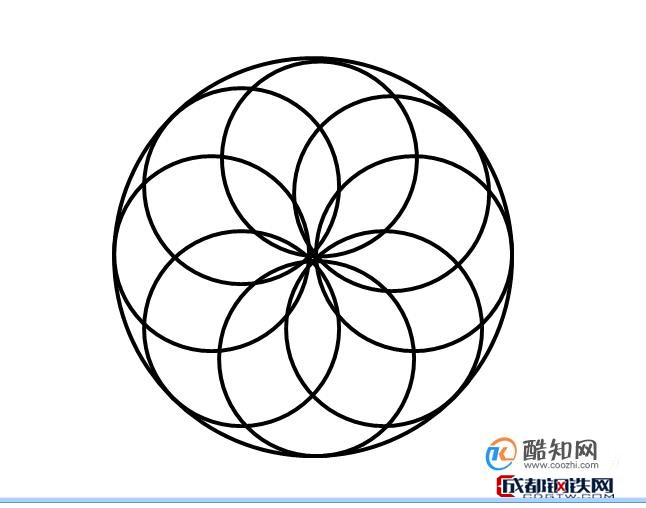 用圆规和直尺画出的美丽图案