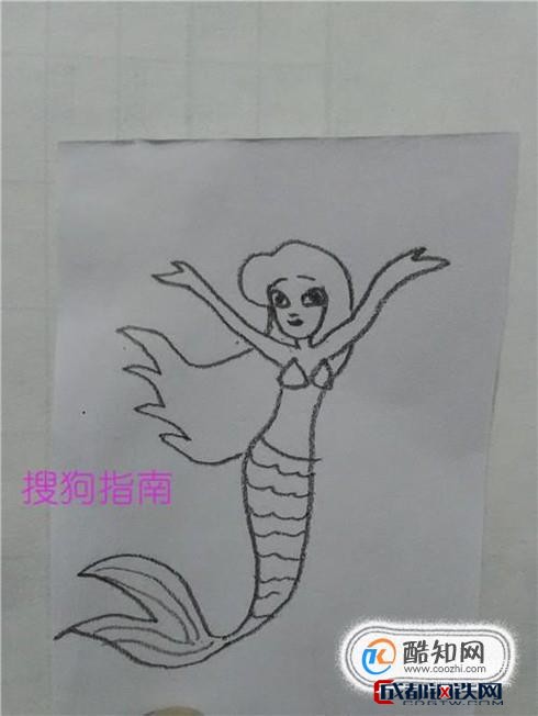 美人鱼简笔画怎么画 美人鱼的画法