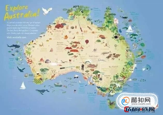 澳大利亚森林分布图图片
