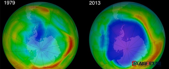 臭氧層吸收了來自太陽的大部分紫外輻射,使地球上的生物免受太陽