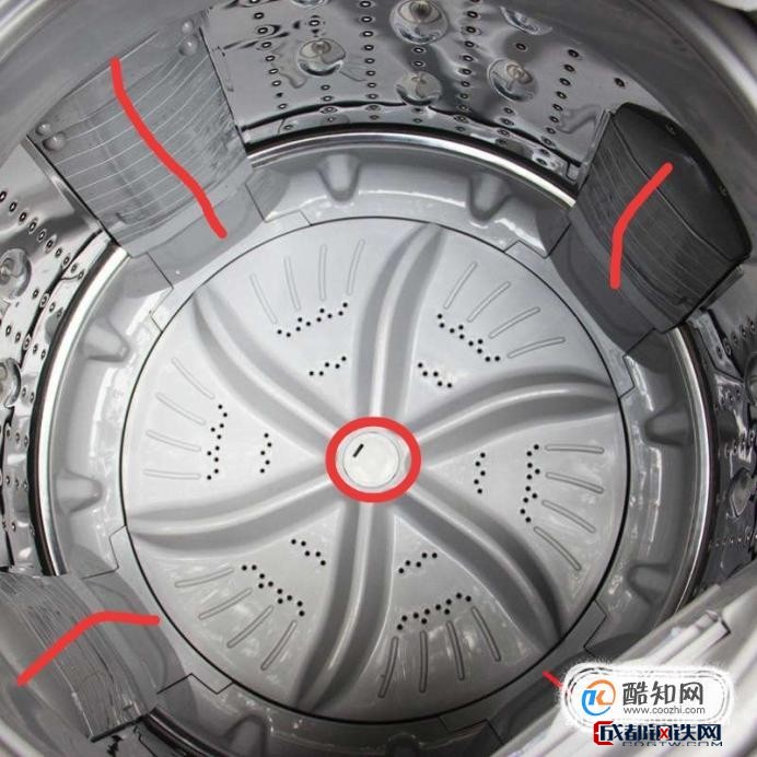 波轮洗衣机轴承拆卸图图片