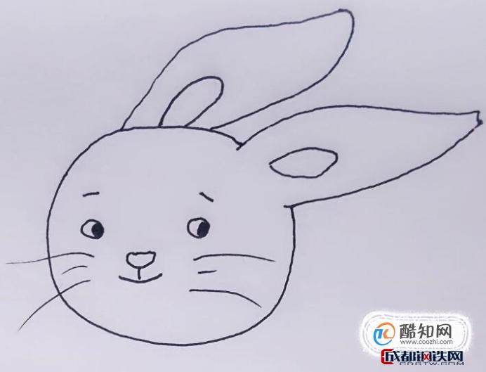 怎样画小兔子