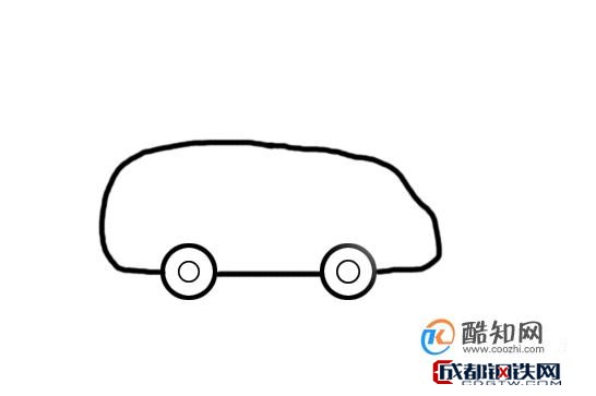 怎麼快速畫一輛簡易小汽車