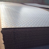 q235b花紋鋼板 防滑扁豆型花紋鋼板 4.75*1250