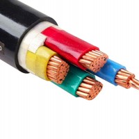 铜芯电缆YJV 3 4芯电力电缆线16 25平方三相四线图片