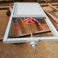 荣创定制 平面滚轮钢制闸门 滑轮钢闸门 质量可靠