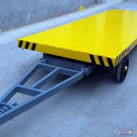 弹簧钢板牵引平板拖车参数 弹簧钢板牵引平板拖车规格