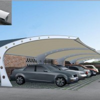 新品车棚景观棚膜结构棚 展览中心钢及合金结构钢Q195