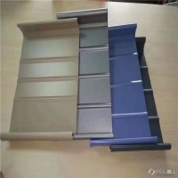 铝镁锰屋面板 铝镁锰合金板 0.8厚铝合金瓦 65-430直立锁边系统 经久耐用