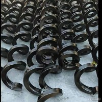 中特￠90螺旋杆厂家 机床螺旋排屑杆型号齐全 螺旋排屑机生产厂家 方钢排屑杆 叶片排屑杆  输送螺旋杆