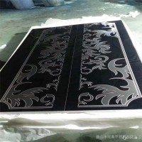 新疆304彩色不锈钢黑钛镜面蚀刻板 电梯专用不锈钢材料厂家
