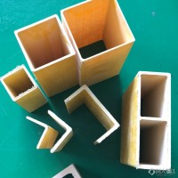 玻璃钢拉挤型材定制 玻璃钢矩形檩条 拉挤矩形管 华强 厂家直营