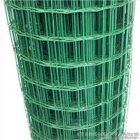 联利绿色钢丝网 包胶钢丝网 防锈焊接卷网 养殖围栏厂家