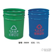 正桶人合 50升钢板垃圾桶 钢板垃圾桶厂家批发