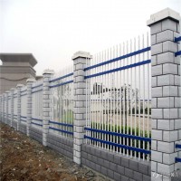 沃通  锌钢护栏  白色栅栏小区锌钢栏杆  三梁加花型锌钢栅栏  外墙防护栅栏