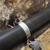 HDPE塑钢缠绕排水管价廉厂家 塑钢缠绕管
