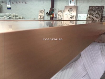 彩色不锈钢管 201不锈钢镀铜管 扁管镀铜加工 仿金图3