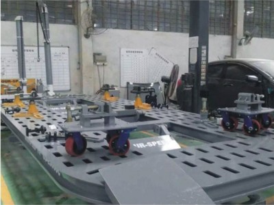 车身校正仪 钣金校正整形升降 锰钢板汽车车身大梁校正仪图1