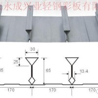 永成联合YXB52-200-600型（闭口型）楼承板 闭口楼承板