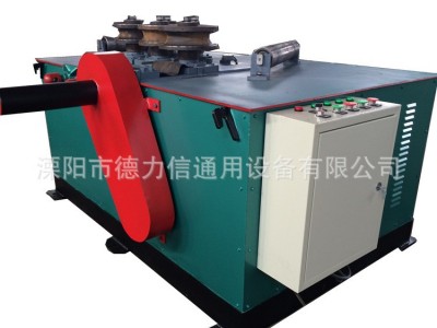 德力信FLW-2 108盘管机厂家 大型全自动弯管机 140圆管机器 不锈钢圆管圈弯机图3