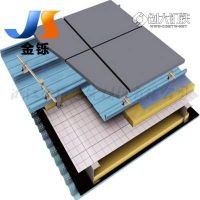 金铄建材 大跨度建筑65-430直立锁边金属屋面板 0.7mm氟碳涂层板