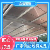 中山市封阳台光伏屋顶S350高强锌铝镁水槽方管发货