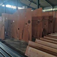 杭州Q235NH耐候钢板 景观装饰用红锈钢板 来图定制