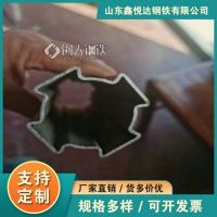 本溪扶手管 鑫悅達(dá) 生產(chǎn)廠家 80*160鍍鋅D型管 理論重量