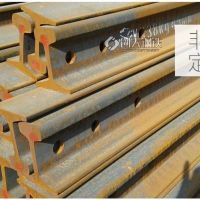 山东潍坊航吊用q235b轻轨22公斤 55Q道轨30公斤带夹板 50公斤重轨