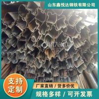 菏泽L型管 鑫悦达 生产厂家 40*99镀锌凸型管 拉弯冲孔加工