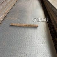 广东阳江花纹钢板市场 4.5厘防滑镀锌花纹板厂家批发