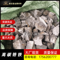 高碳铬铁 不锈钢生产 FeCr55C10.00 Cr50-62%可加工粒度