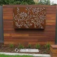 SPA-H耐候钢板红锈板景墙承接工程景观造型定制 济宁