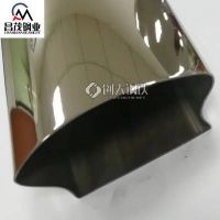 不銹鋼樓梯扶手管 中山202異型管 昌茂不銹鋼家具異型管工廠