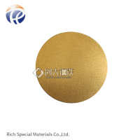 金靶定制尺寸高纯金靶材 尺寸φ60-2mm 贵金属靶材 溅射靶材
