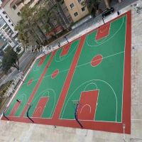 pu篮球场 广东硅pu篮球场材料 施工经验丰富