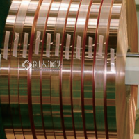 K75维兰德合金铜带 库存0.4mm厚引线框架用电子铜材