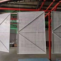 重庆警示围栏 高层外墙防护网片 冲孔金属网片 颜色可定制