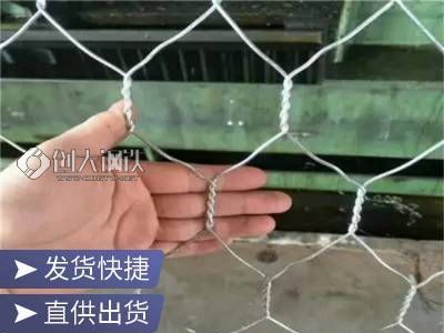 热镀锌防冲刷格宾网 河道治理护坡石笼网 抗拉强度高图1