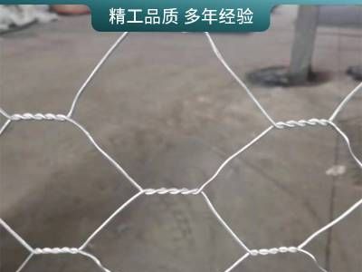 热镀锌防冲刷格宾网 河道治理护坡石笼网 抗拉强度高图2