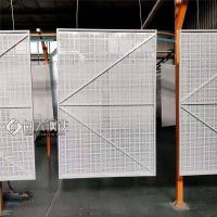 黑龙江爬墙网 脚手架钢板网 冲孔金属网片 颜色可定制