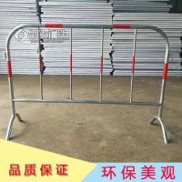 廠家供應(yīng)1.5*1m黃黑圓管移動(dòng)鐵馬護(hù)欄/電力管道施工鐵馬圍欄