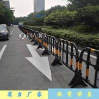 廣東供應黃黑紅白塑料膠馬護欄 道路防護隔離圍欄 美觀