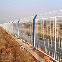 河道防护网低碳钢丝焊接表面浸塑安全隔离网优盾框架护栏网