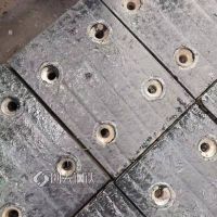 堆焊耐磨衬板现货板 10+6双金属复合耐磨板 可按图切割