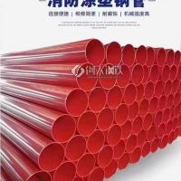 四川青白江消防用环氧树脂复合钢管，涂覆钢管，双面涂塑钢管生产厂家，按米定制