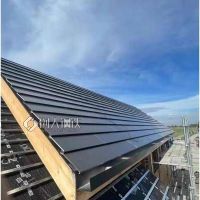 六边形矩形铝合金别墅景区屋顶屋面瓦铝镁锰合金平锁扣板可定制