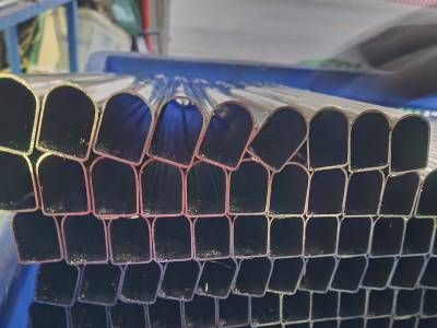 大棚d型管304不锈钢d形管加工厂家 不锈钢异型管d型管建筑装饰用管图1